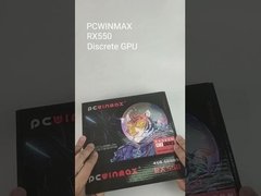 PCWINMAX Radeon RX 550 4GB GDDR5 ITX คอมพิวเตอร์พีซีสำหรับเล่นเกมกราฟิกการ์ด GPU 128-Bit