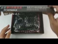 16GB H81 PC LGA1150 เกมเมอร์บอร์ด Core I3 Core I5 Core I7