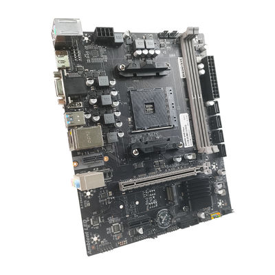 PCWINMAX B450M AM4 MicroATX DDR4 M.2 B450 ชิปเซ็ต VGA HD DP Motherboard สําหรับโต๊ะทํางาน