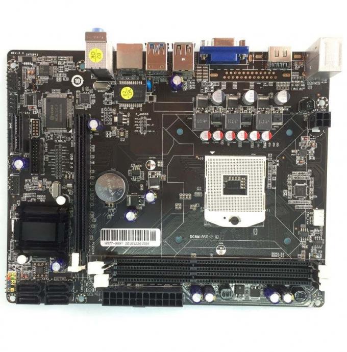 PCWINMAX HM77 DDR3 OEM Micro ATX Socket PGA 989 เครื่องแม่เมนบอร์ดเดิม